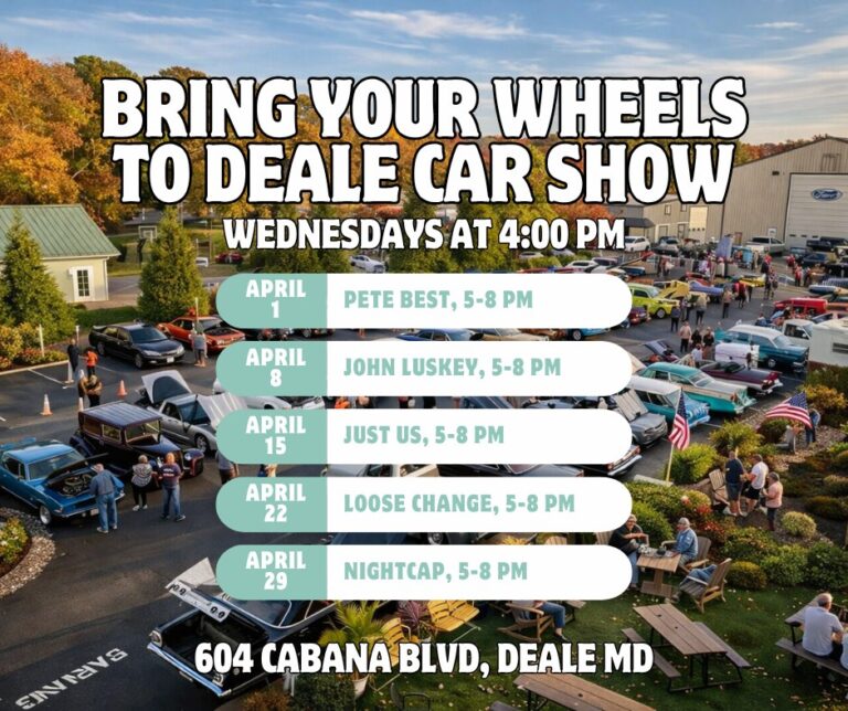Flyer for Bring Your Wheels To Deale Car Show