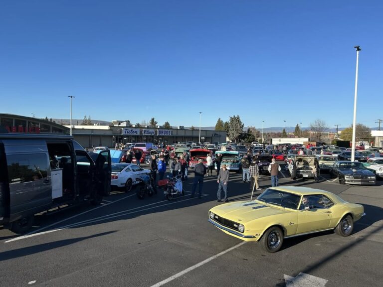Flyer for Cars Chrome & Coffee Yakima