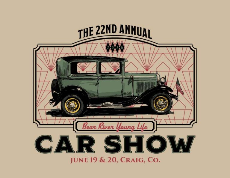 Flyer for 2026 Bear River Young Life Car Show