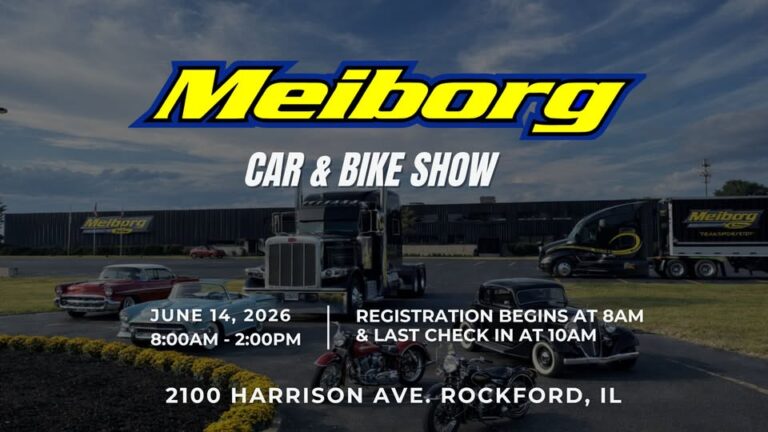 Flyer for Meiborg Car & Bike Show
