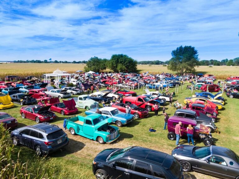 Flyer for Wine & Wheels Annual Car Show