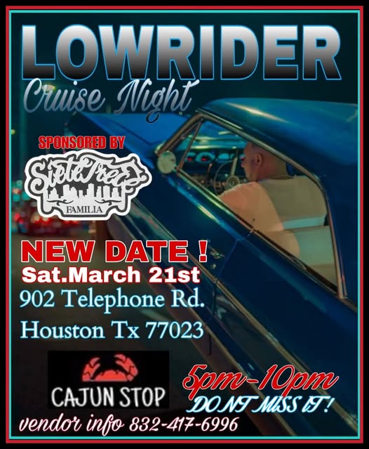 Lowriders Inhouston Lowrider Cruise Night – Houston, TX | CarCruiseFinder