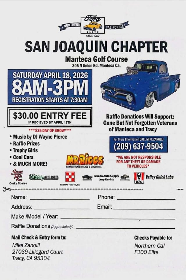 san joaquin chapter car show – Manteca, CA | CarCruiseFinder