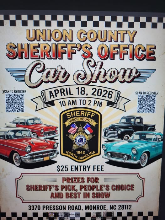 Union County Sheriff's Office Car Show – Monroe, NC | CarCruiseFinder