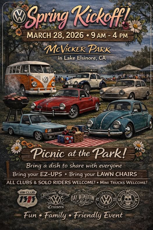 Volkswagen Spring Kickoff! – Lake Elsinore, CA | CarCruiseFinder