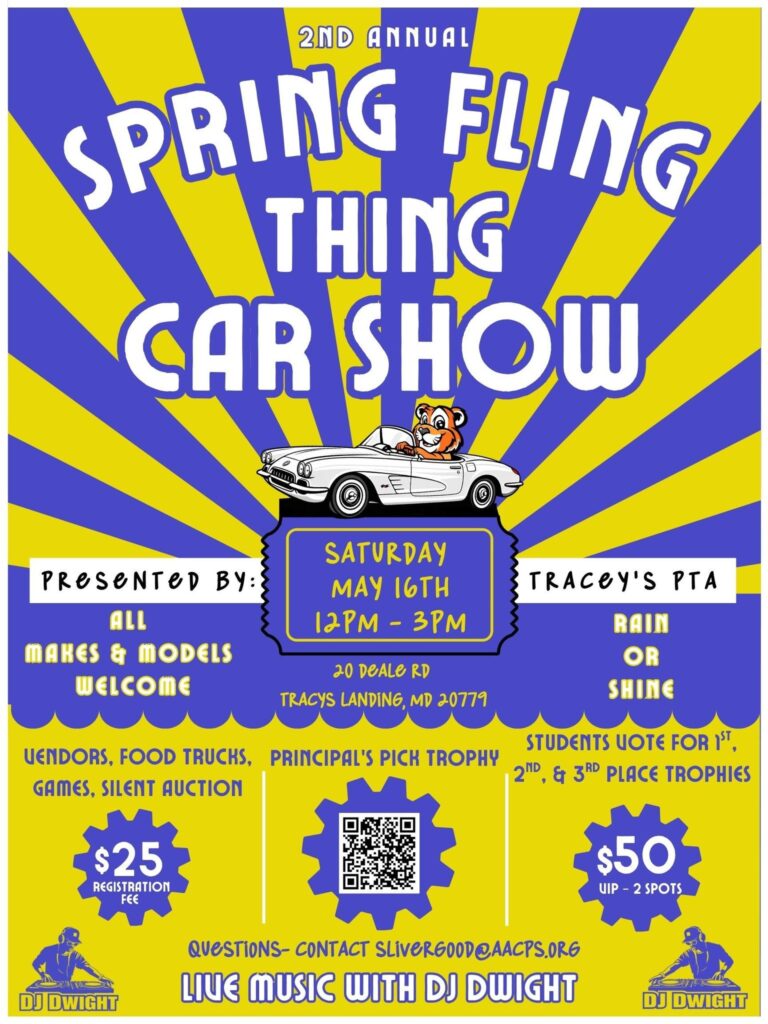 Flyer for 2nd Annual Spring Fling Thing Car Show