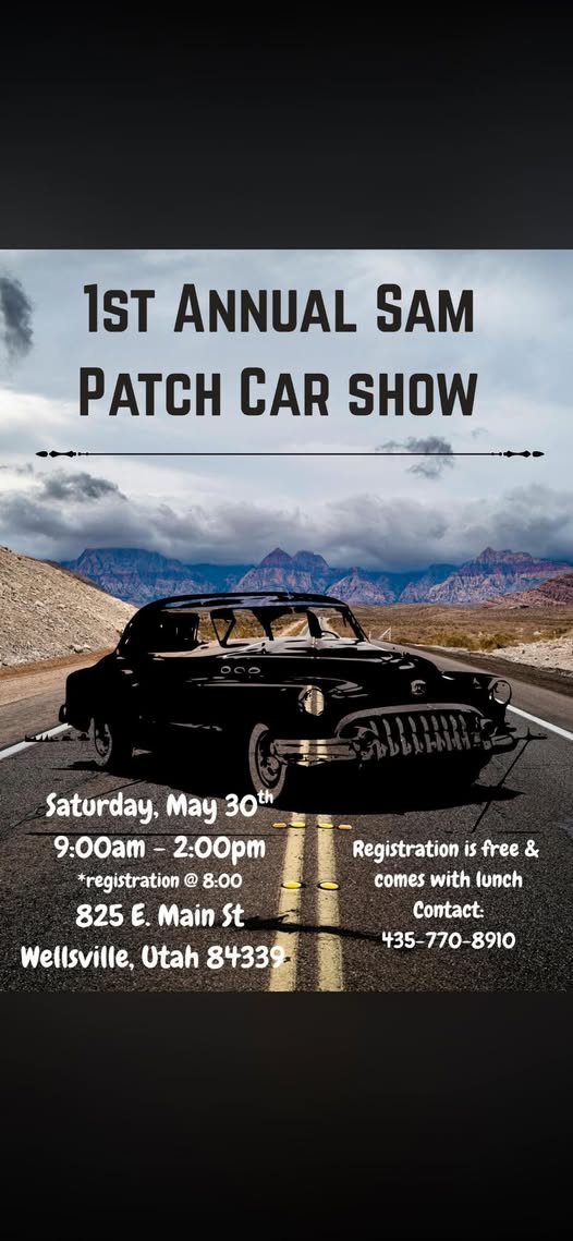 Flyer for 1St Annual Sam Patch Car Show