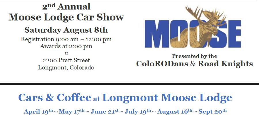 Promotional image for 2nd Annual Moose Lodge Car Show