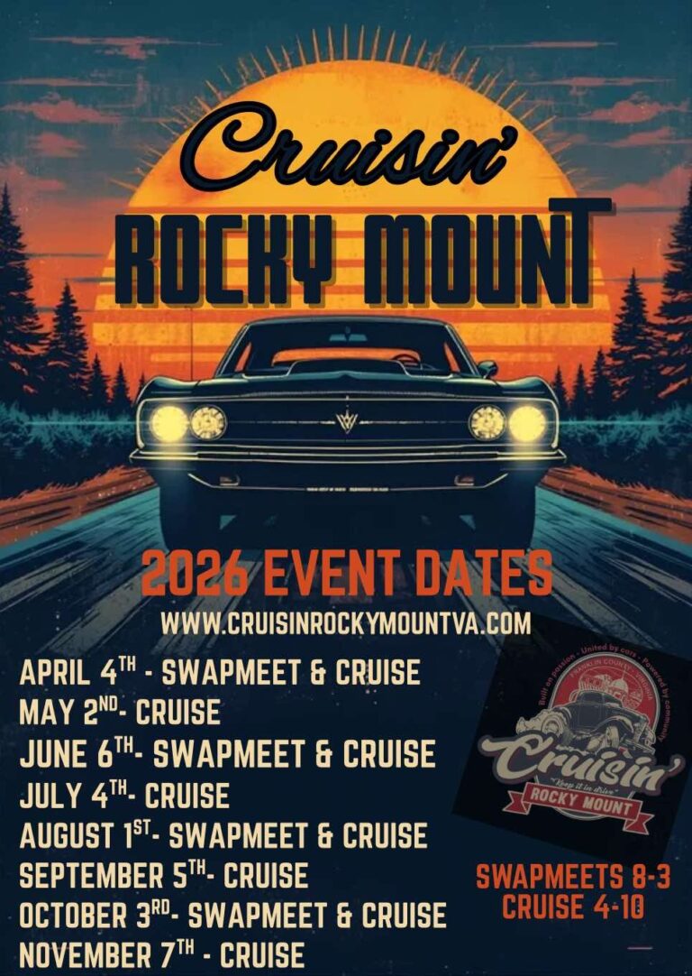 Flyer for Cruisin’ Rocky Mount Swap Meet