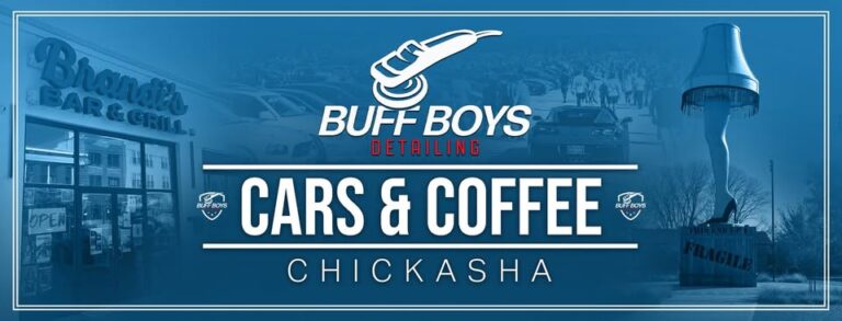 Flyer for Cars & Coffee Chickasha