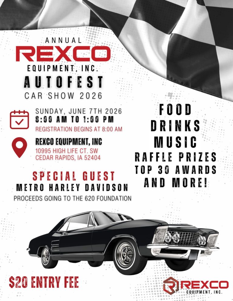 Flyer for 2026 Rexco AutoFest Car Show