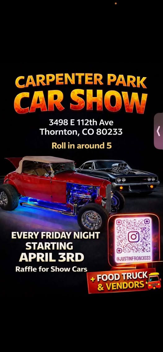 Flyer for Carpenter Park Car Show