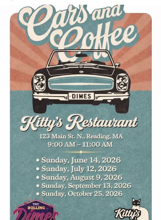 Flyer for Kitty’s Restaurant Cars and Coffee