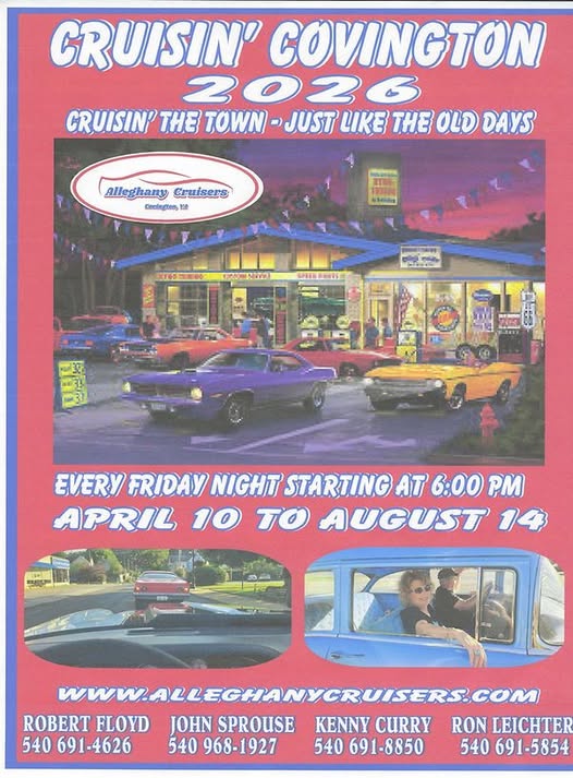 Flyer for Cruisin’ Covington