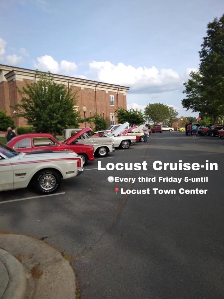 Locust Monthly Cruise-In event image from Hobby + convention events.