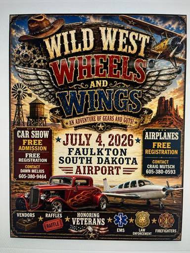 Wild West Wheels And Wings – Faulkton, SD | CarCruiseFinder