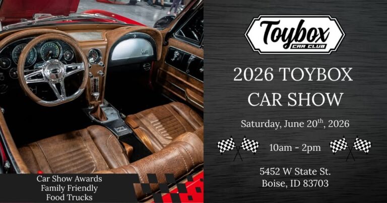 Flyer for Toybox 2026 TOYBOX CAR SHOW