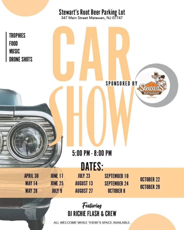 Flyer for Stewart’s Root Beer Car Show