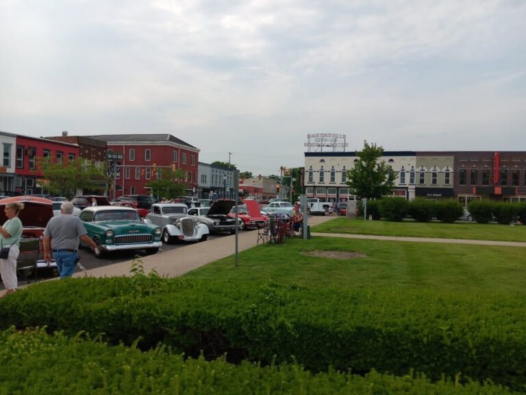 Flyer for Martinsville Cruise-in on the Square