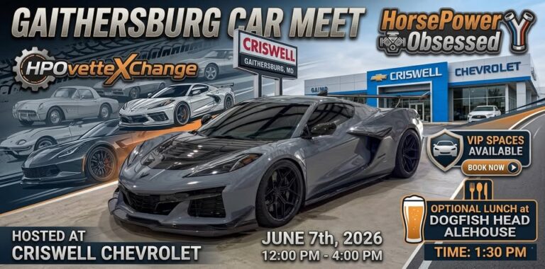 Flyer for Criswell Chevrolet Car Meet