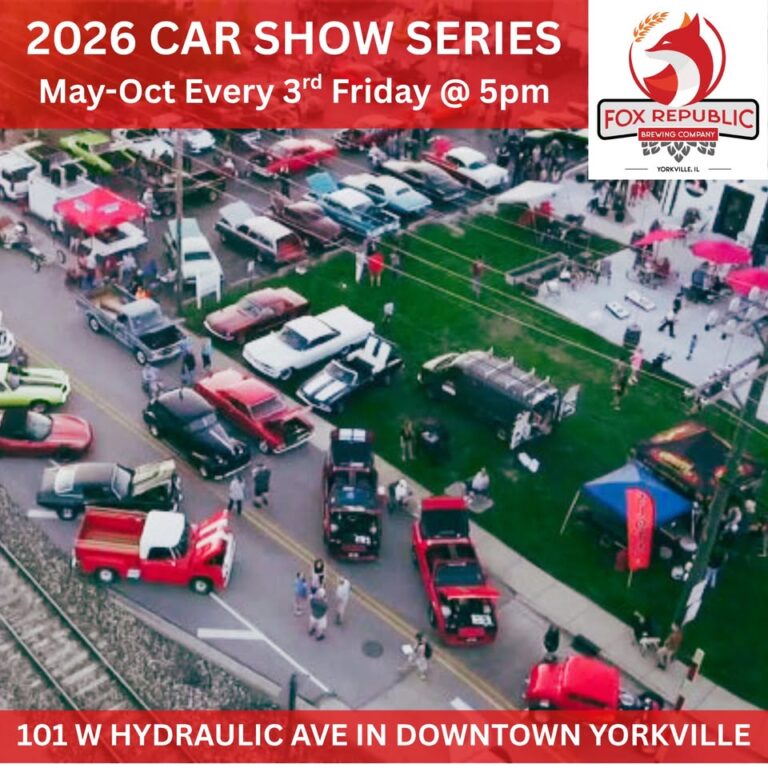 Flyer for 2026 CAR SHOW SERIES @ FOX REPUBLIC