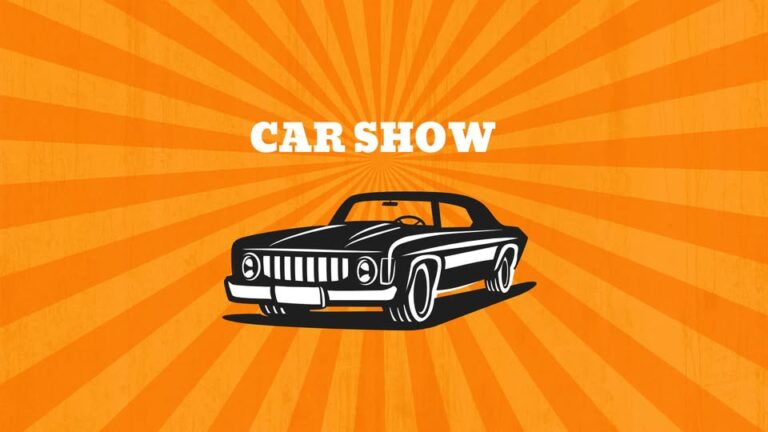 Flyer for Gardens at Winsted Car Show