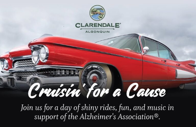 Flyer for Cruise for a Cause Clarendale Car Show