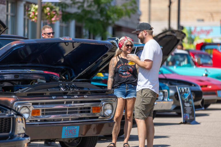 Flyer for Taste of Portage Car Show
