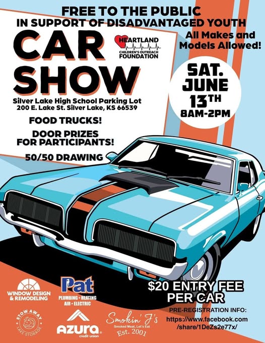 Flyer for Heartland Children’s Outreach Foundation Car Show