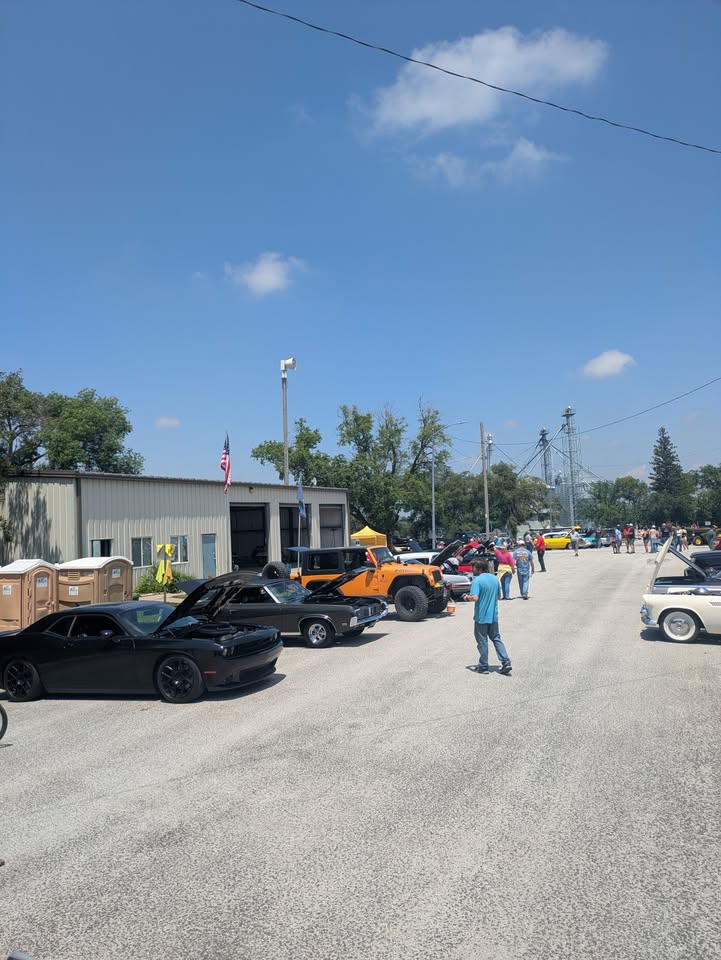 Flyer for Village of Alvo Annual Car Show