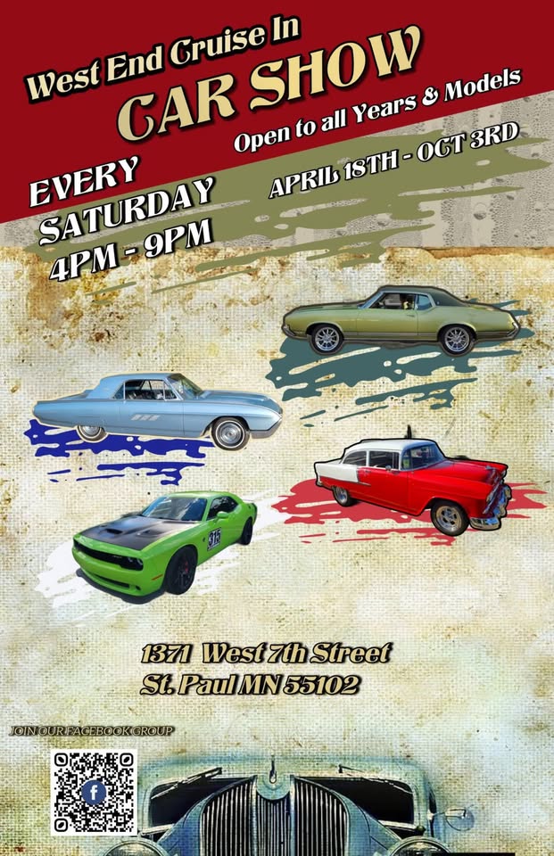 Flyer for West End Cruise-In Car Show