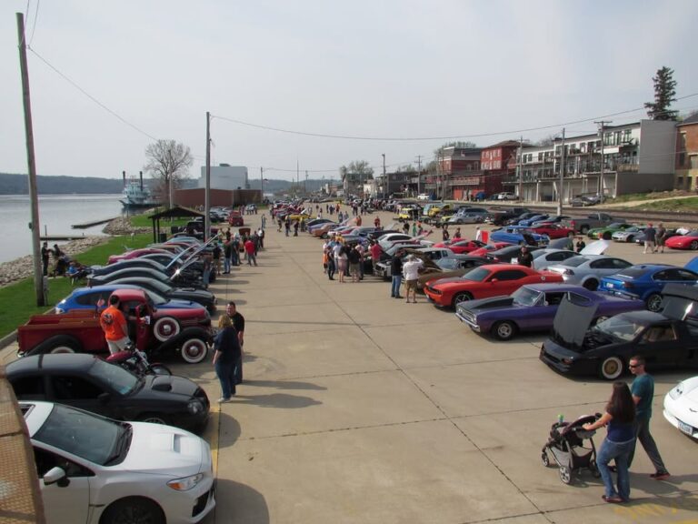 Flyer for Cars & Coffee LeClaire