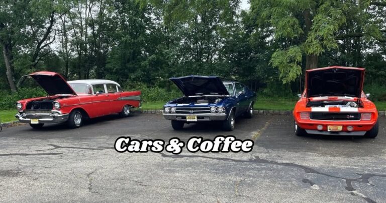 Flyer for New Life Church Cars & Coffee
