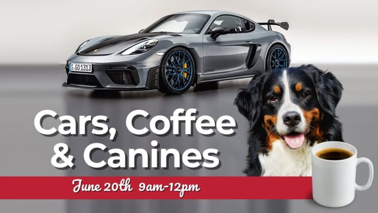 Flyer for Summit Zoo & Pets Cars, Coffee & Canines