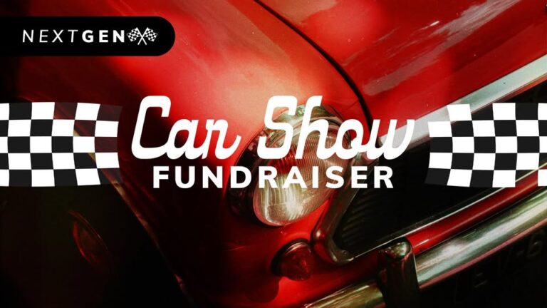 Flyer for Nextgen Car Show Fundraiser