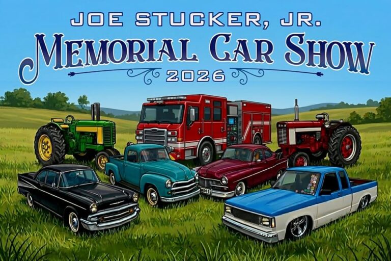 Flyer for Joe Stucker Jr. Memorial Car Show