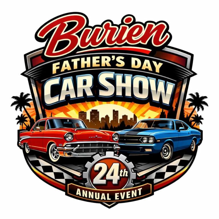 Flyer for Burien Father’s Day Car Show