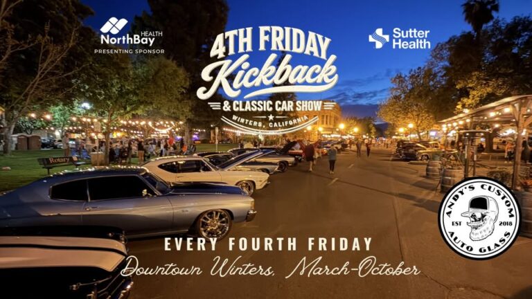 Flyer for 4th Friday Kickback & Classic Car Show
