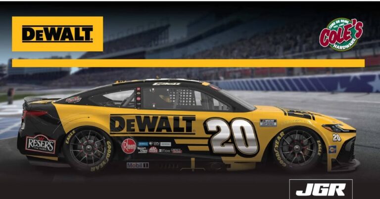Flyer for Dewalt #20 Show Car