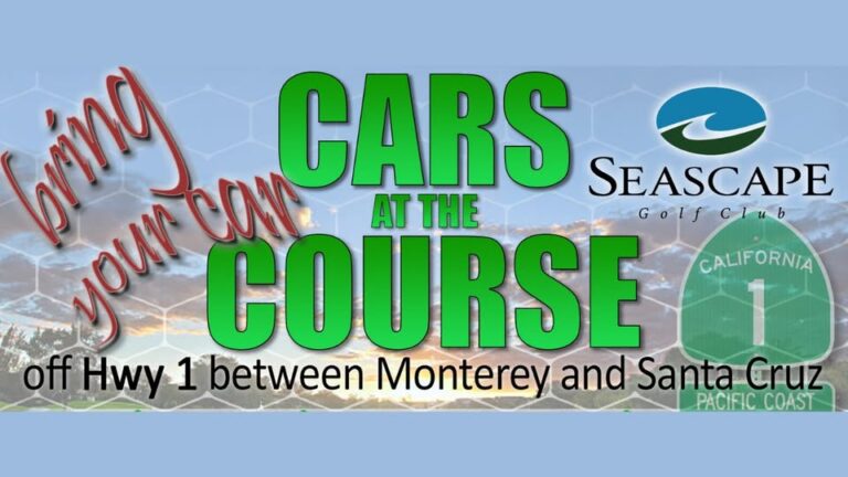 Flyer for Seascape Golf Club Cars at the Course