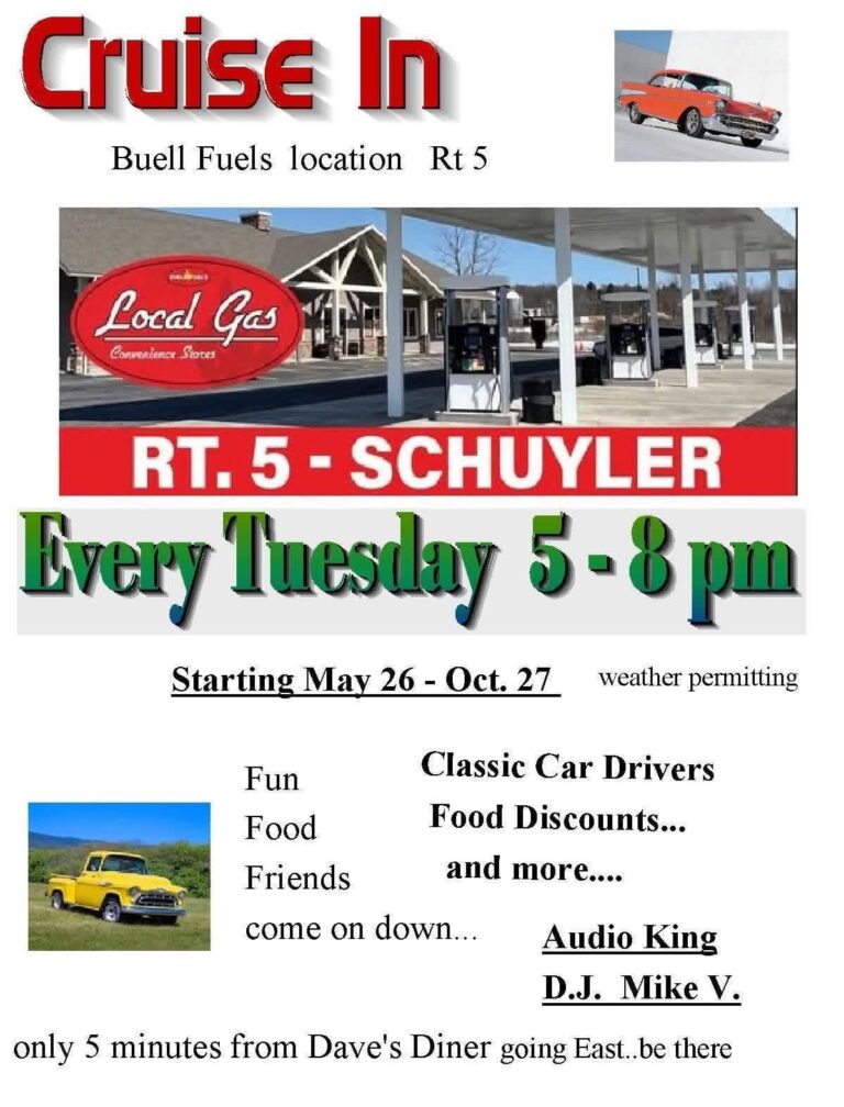 Flyer for Buell Fuels Cruise In
