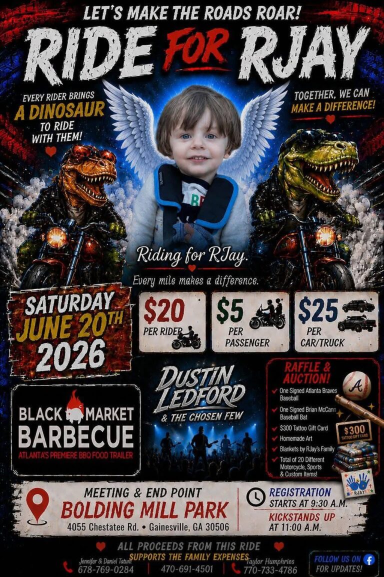 Flyer for Ride for RJay