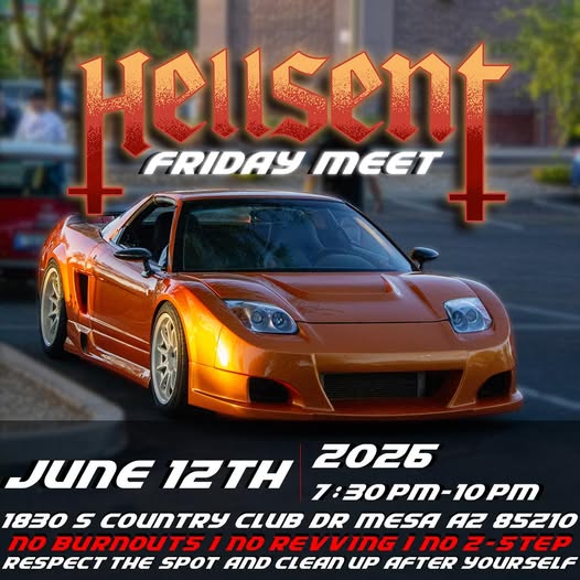 Flyer for HellSent Friday Meet