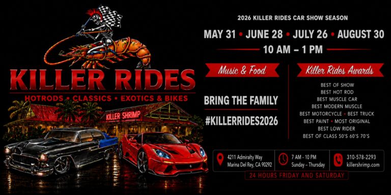 Flyer for Killer Rides Car Show