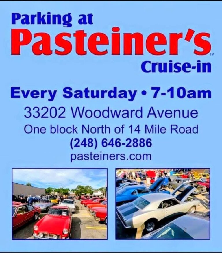 Flyer for Pasteiner’s Cruise-In