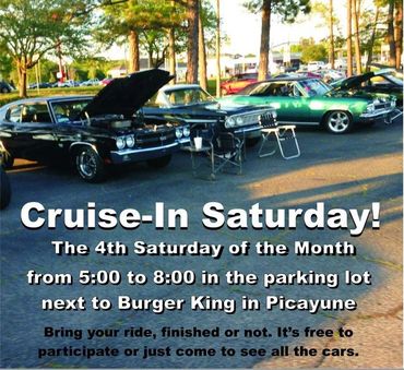 Flyer for Burger King Picayune Cruise-In Saturday