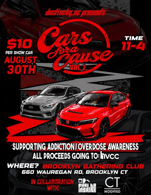 Flyer for Dustuchy Cars for a Cause Vol. 2