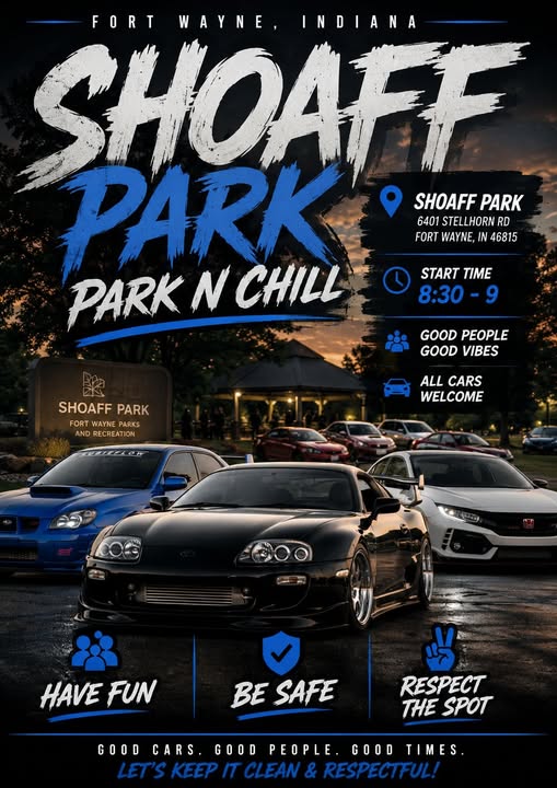 Flyer for Shoaff Park Park N Chill