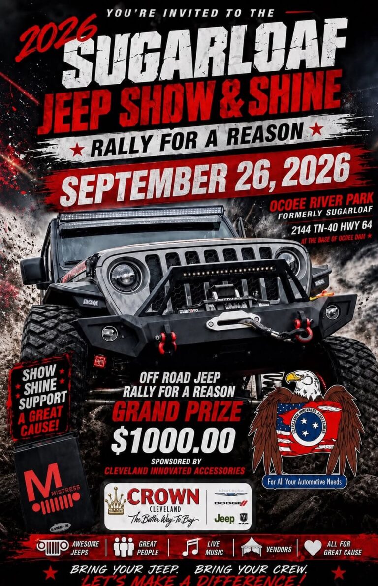 Flyer for Sugarloaf Jeep Show & Shine