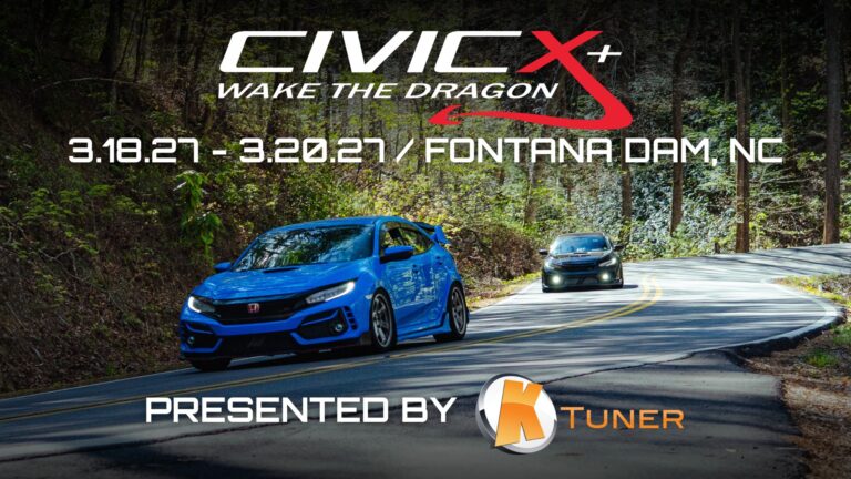 Flyer for CivicX+ Wake the Dragon 2027: Presented by KTuner
